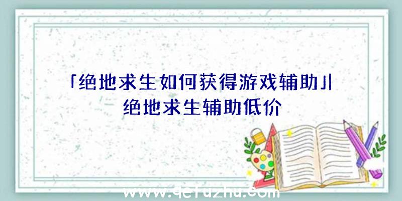 「绝地求生如何获得游戏辅助」|绝地求生辅助低价